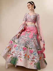 Glamour in Crystal: Swarovski Designer Lehengas for Bridal Bliss and Semi-Bridal Eleganc