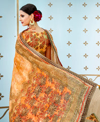 Graceful Tradition Banarasi Viscose Jacquard Silk Saree