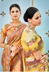 Imperial Grace" Banarasi Viscose Jacquard Silk Saree