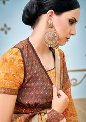 Majestic Glory Banarasi Viscose Jacquard Silk Saree