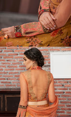 Pure Elegance: Digital Print Chanderi Silk Lehenga Set
