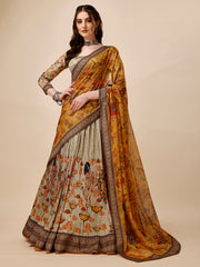 Timeless Elegance Kalamkari Printed Lehenga Choli Set