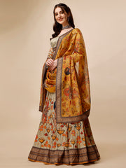 Timeless Elegance Kalamkari Printed Lehenga Choli Set