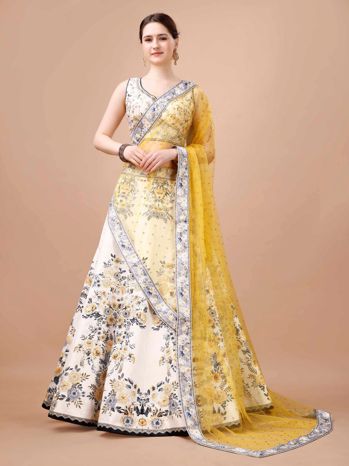 Radiant Elegance: Swarovski-Embellished Lehengas for Every Celebration