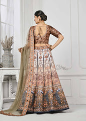 Dazzling Digital Dreams: Swarovski Crystal-Adorned Lehenga