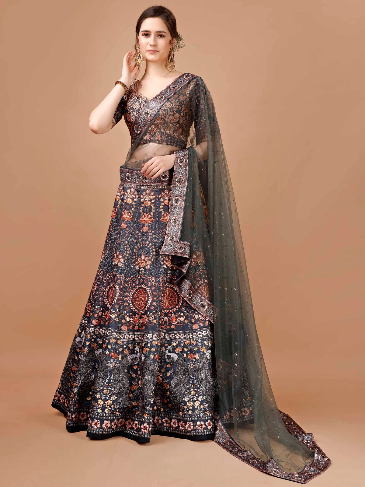 Dazzling Elegance: Swarovski-Adorned Lehengas for Every Celebration