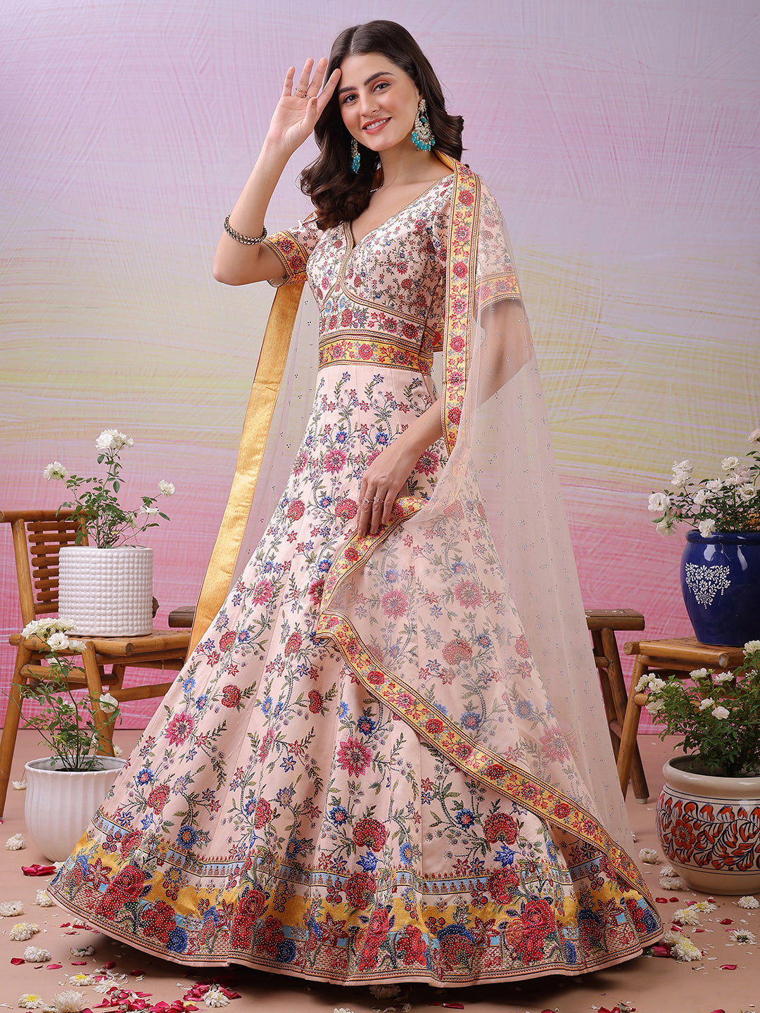 Crystal Bloom: Swarovski Enchanted Gown
