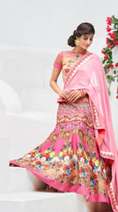 Subtle Elegance Khadi Mono Silk Lehenga