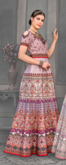 Artistic Expression: A Khadi Mono Silk Gown with Creative Spirit