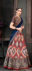 Printed Perfection: A Digital Print Lehenga for the Modern Bride