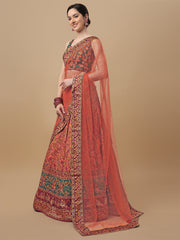 Enchanting Kalamkari: Digital Print Lehenga