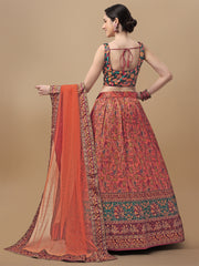 Enchanting Kalamkari: Digital Print Lehenga