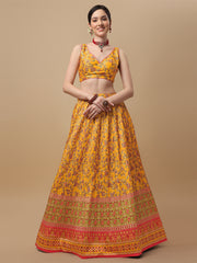 Royal Splendor Kalamkari Digital Print Lehenga