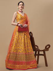 Royal Splendor Kalamkari Digital Print Lehenga