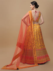 Royal Splendor Kalamkari Digital Print Lehenga