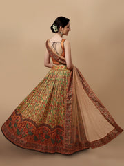 Timeless Beauty Kalamkari Digital Print Lehenga