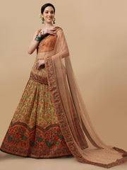 Timeless Beauty Kalamkari Digital Print Lehenga