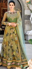 Pastel Perfection Organza Digital Print Lehenga