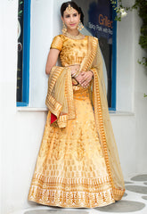 Golden Glamour: A Gota Patti Lehenga