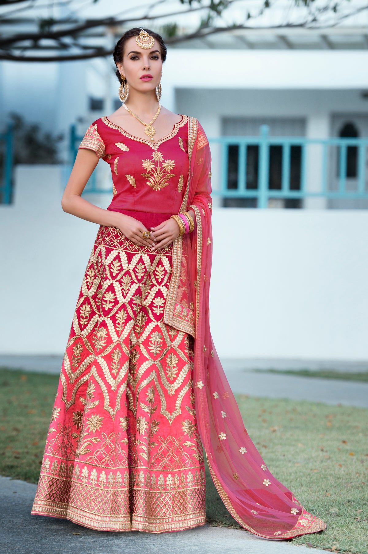 Regal Beauty: Adorn Yourself in Gota Patti Lehenga